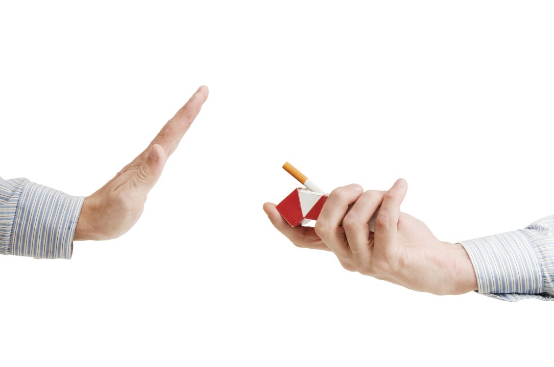 Weigering van roken met behulp van NicoZero